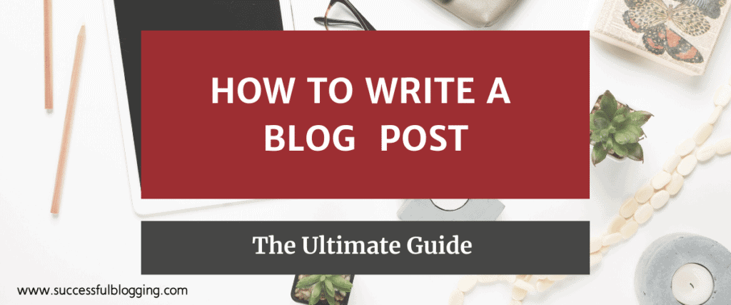 write a blog post