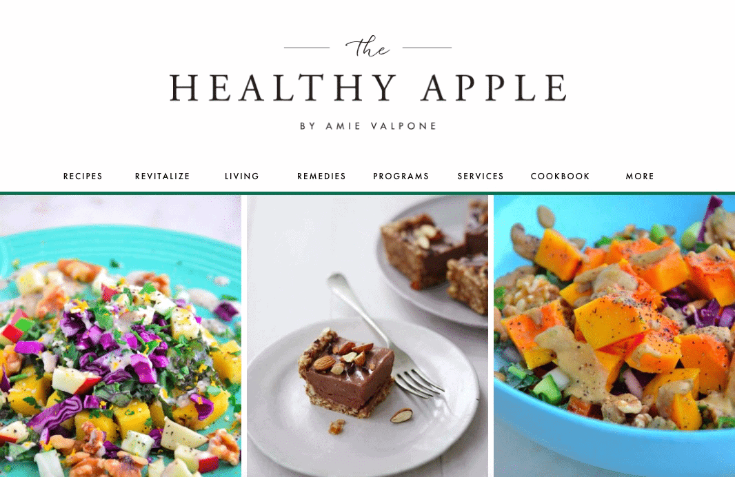 10 Healthy Food Blogs to Inspire Your Food Blogging Journey: The Healthy Apple