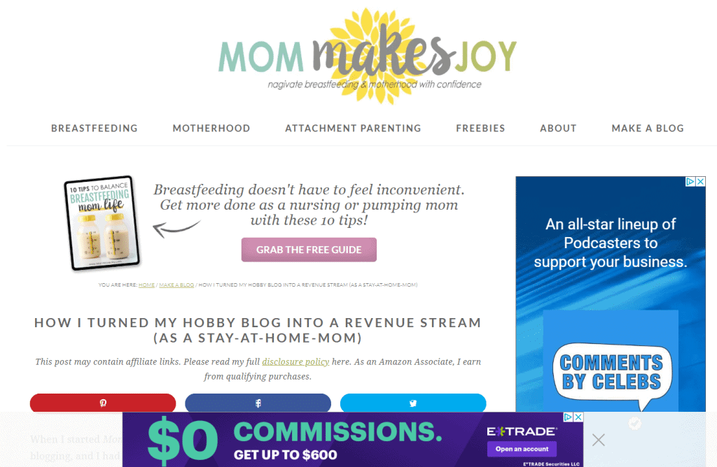 blog ad money