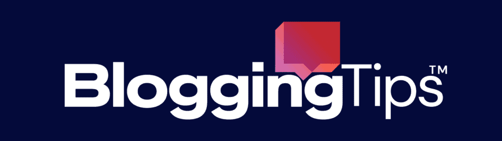 blogging tips blue logo