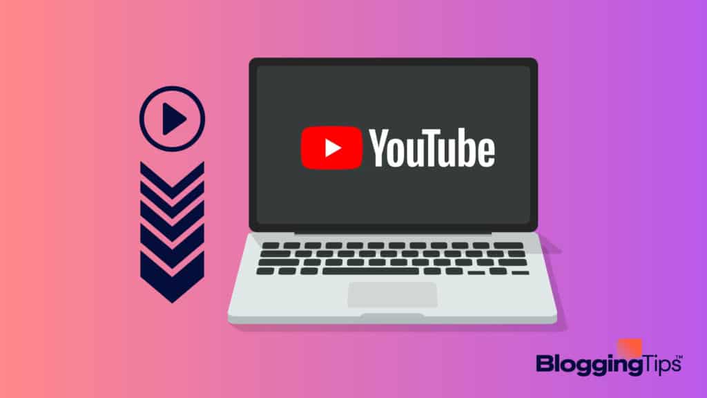 vector graphic showing an icon that illustrations how to download youtube videos