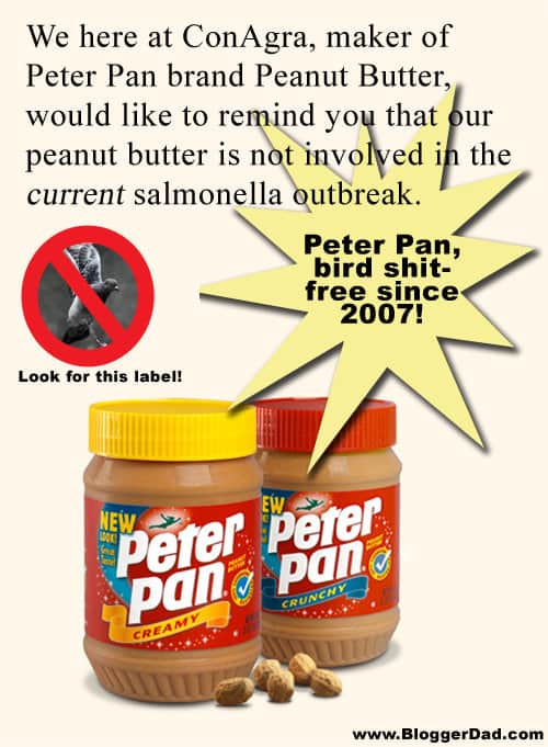 peanut butter fake message