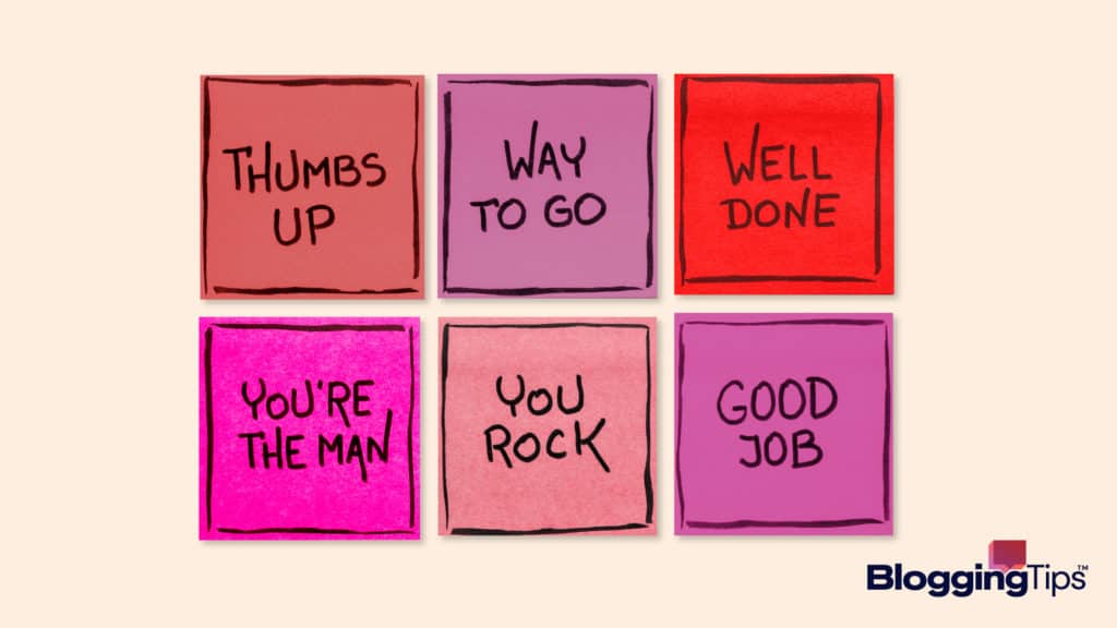 vector graphic showing a collection of way to go images written on sticky notes and arranged side by side on a cork board
