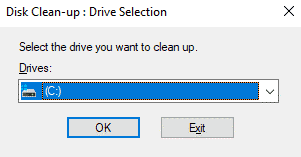 Disk Clean Up Screenshot