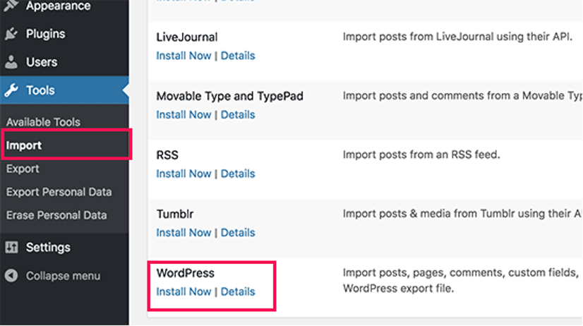 Move from WordPress com to Wordpress org 2