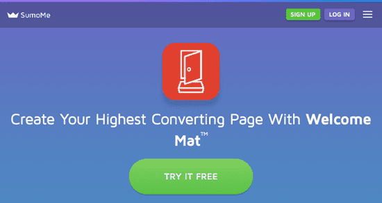SumoMe Welcome Mat Popover Plugins To Accelerate Your Email List