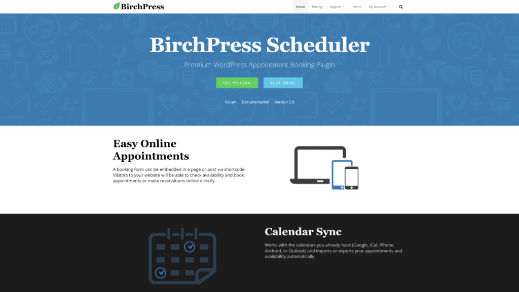 birchpress homepage screenshot 1