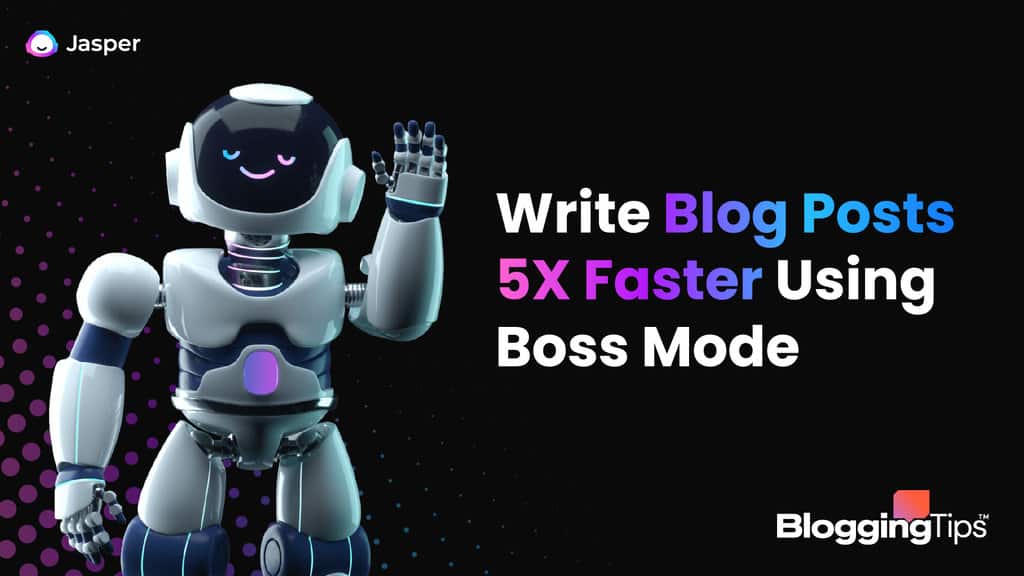 image showing an illustration of a robot and text describing Jasper Boss Mode