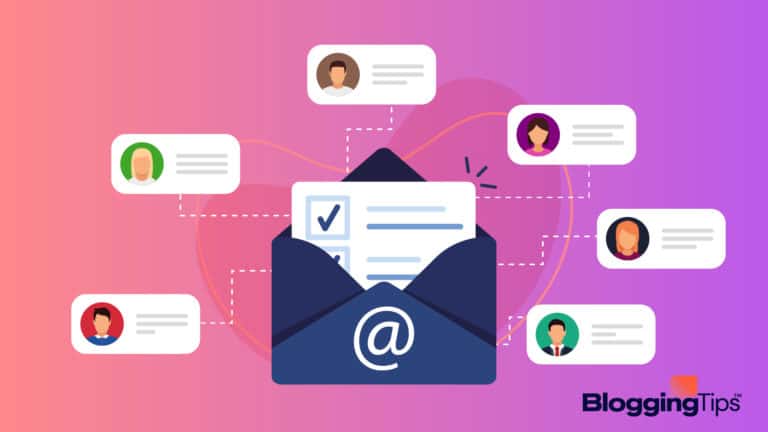 vector illustration showing how to build an email list