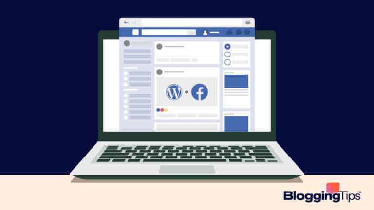 vector graphic showing an illustration of wordpress facebook plugins