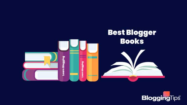 vector graphic showing an illustration of the best blogger books