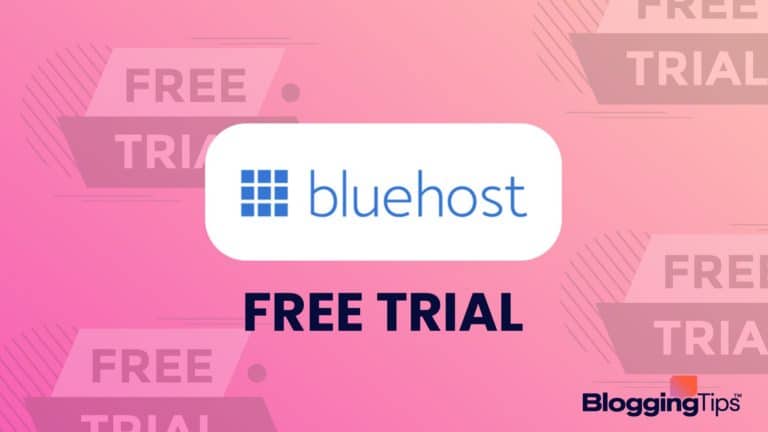 header image showing bluehost free trial graphic