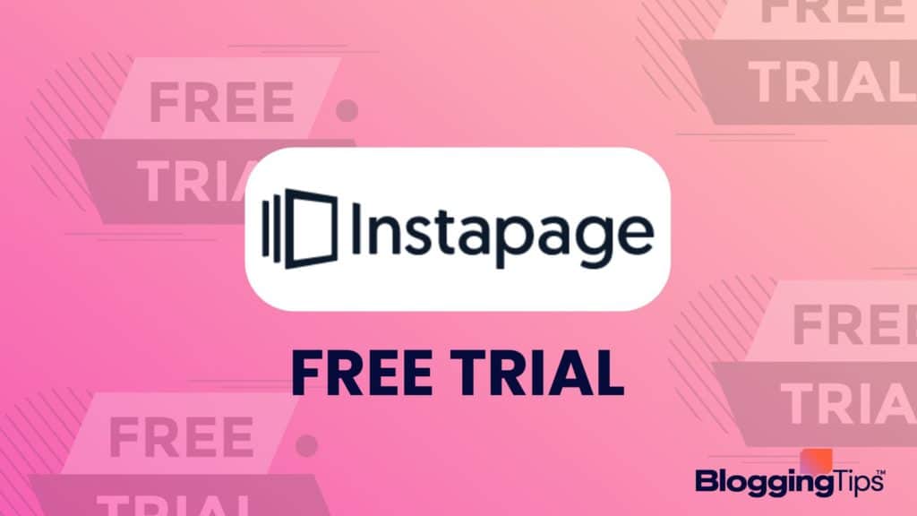 header image showing instapage free trial graphic