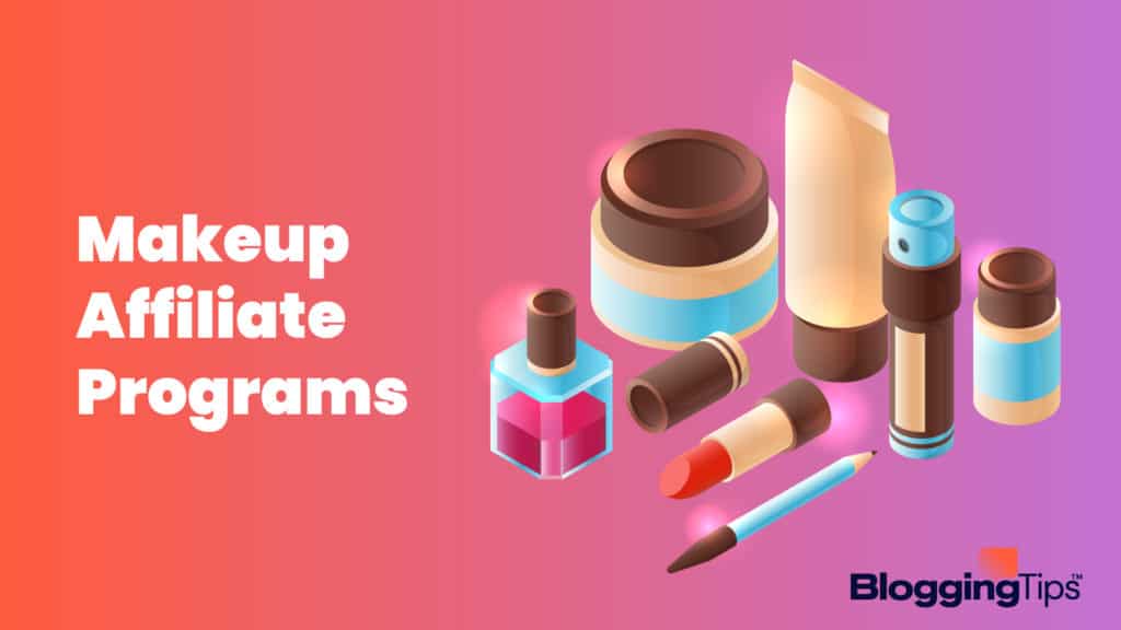 vector graphic showing makeup affiliate programs