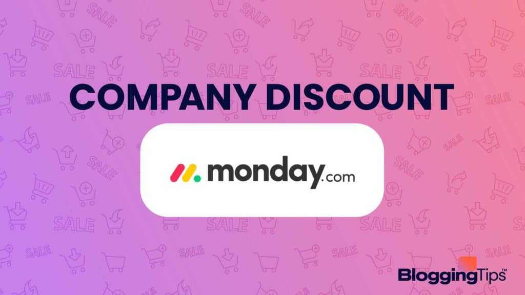 header image showing monday.com discount graphic