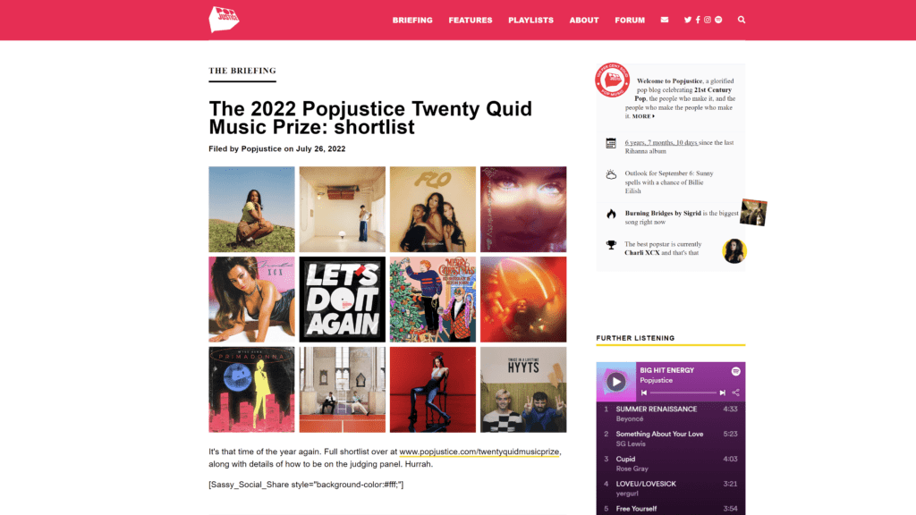 luister Doorzichtig oog 25 Of Best Top Music Blogs To Follow In 2023 [Ranked]