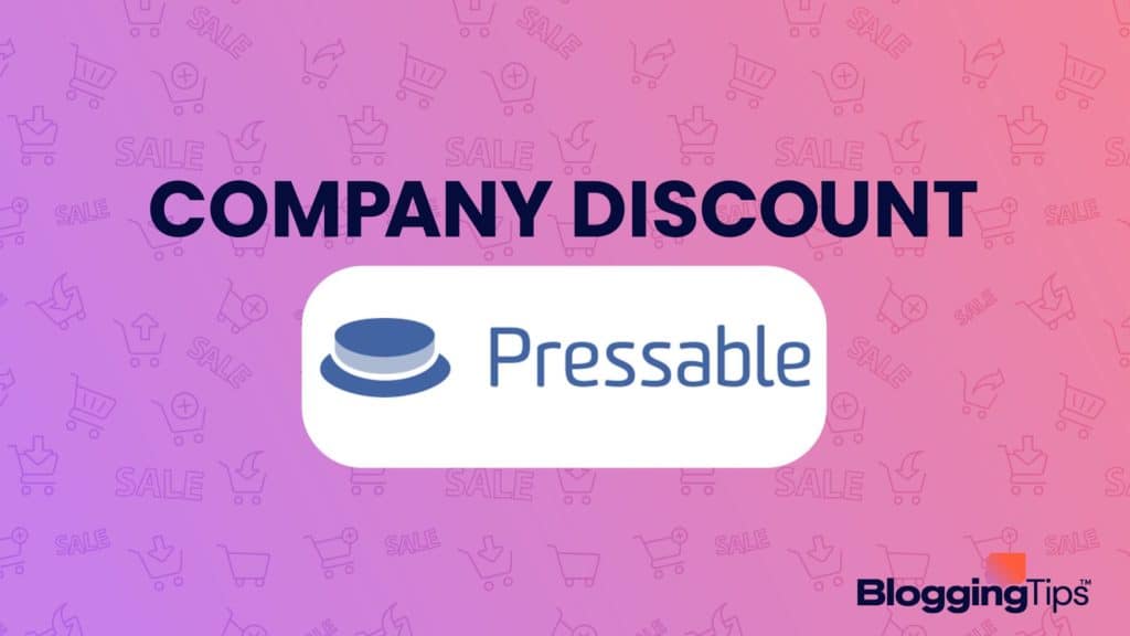 header image showing pressable discount graphic