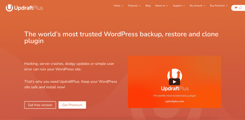 vector graphic showing an illustration of how to back up wordpress