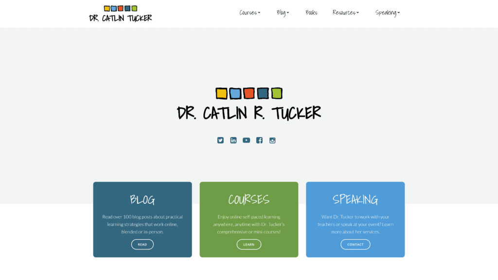 catlintucker homepage screenshot 1