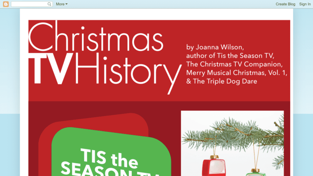 christmastvhistory homepage screenshot 1