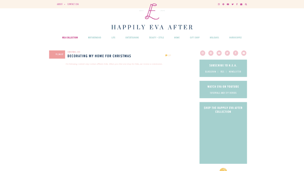 happilyevaafter homepage screenshot 1