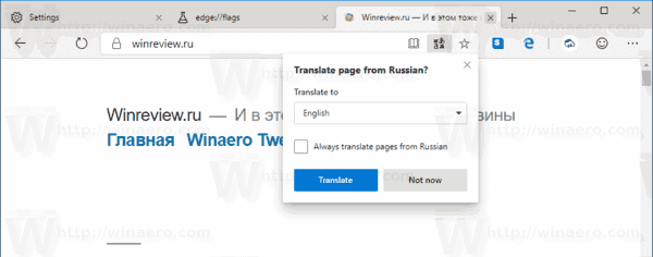 10b translate icon the microsoft edge browser