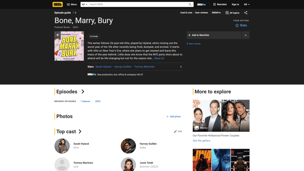 bone marry bury homepage screenshot 1