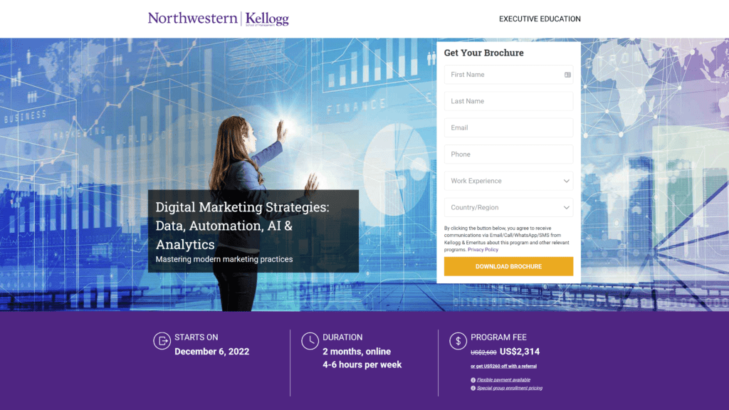 digital marketing strategies homepage screenshot 1