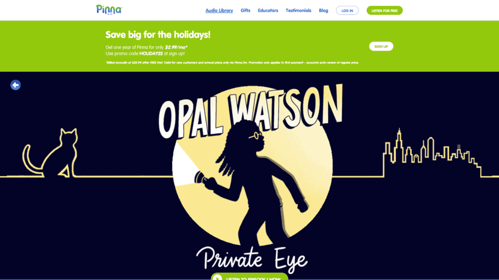 opal watson homepage screenshot 1
