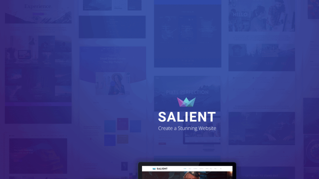 salienttheme homepage screenshot 1
