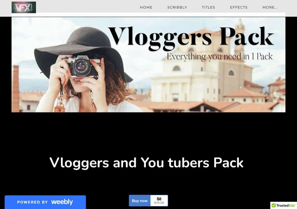 vfxnuts vlogger pack