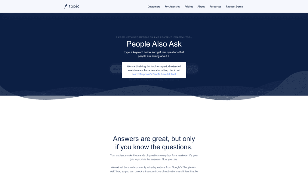 people also ask homepage screenshot 1
