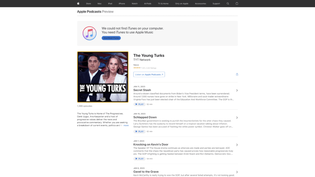 the young turks homepage screenshot 1