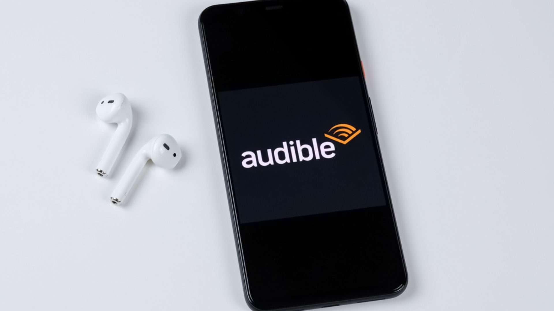vector graphic showing an illustration of the audible affiliate program