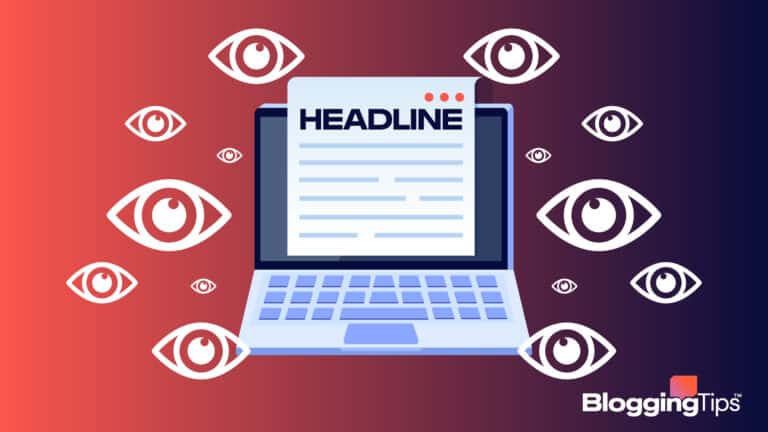 vector graphic showing an illustration of how to create a eye-catching headline