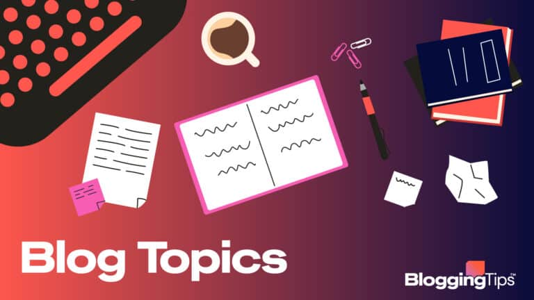 vector graphic showing an illustration showing popular blog tips